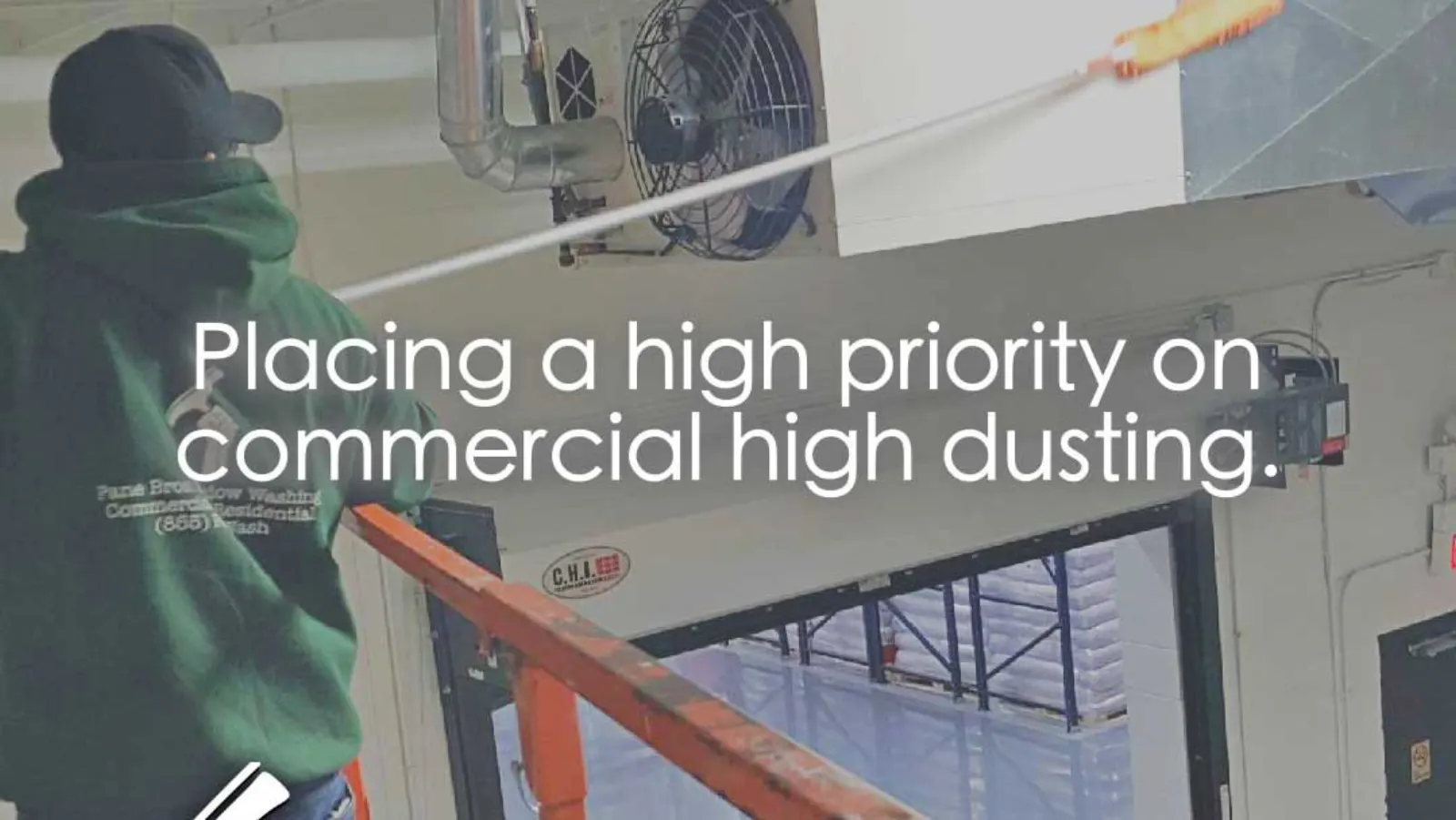 Not just Chicago’s best window washers, Pane Bros. also performs professional commercial high dusting services