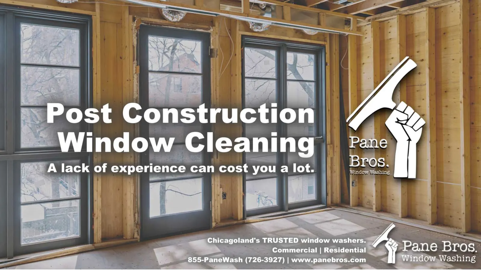 Post Construction Window Cleaning: A Lack of Experience Can Cost You a Lot