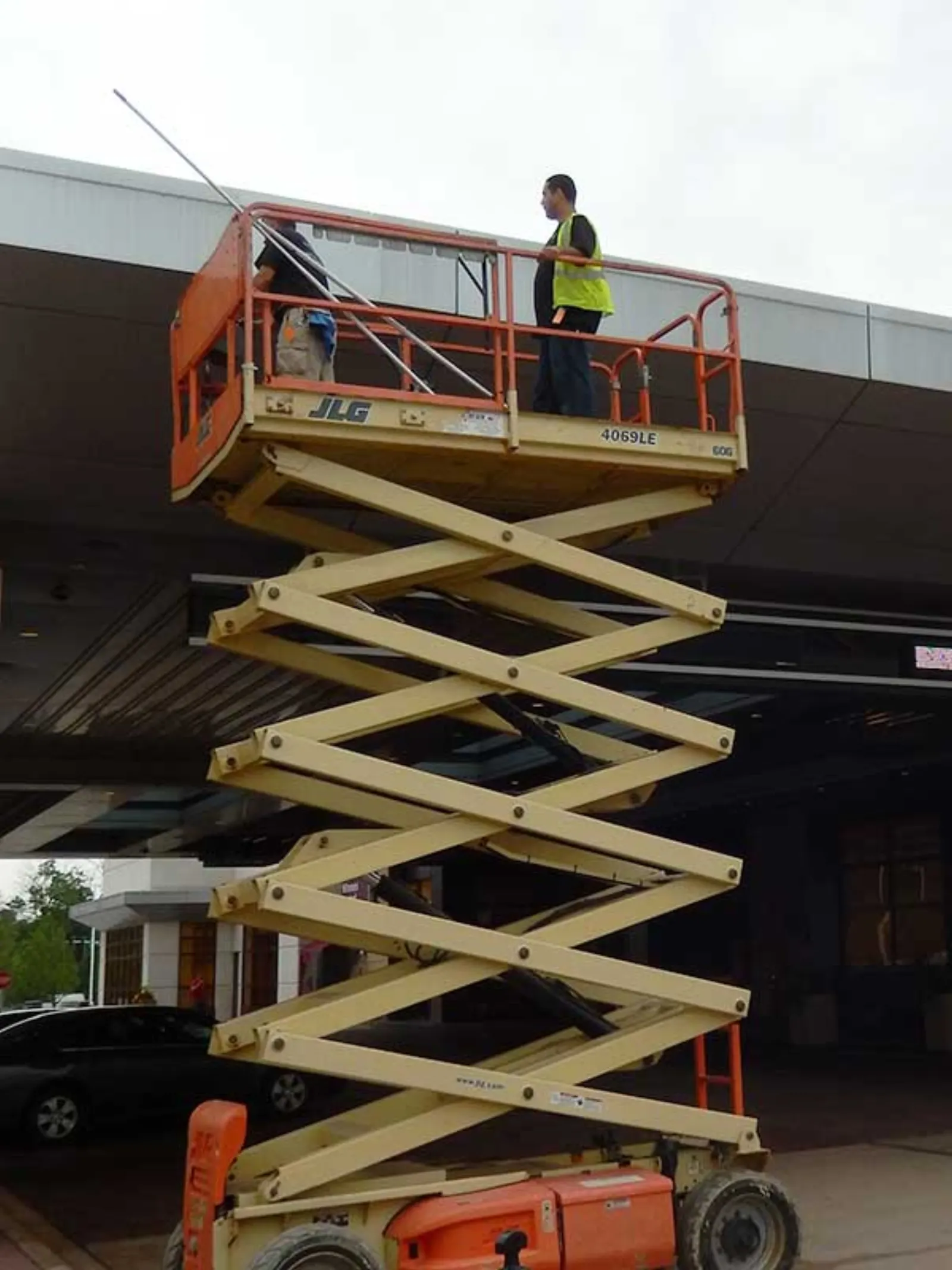 Storefront window and awning maintenance
